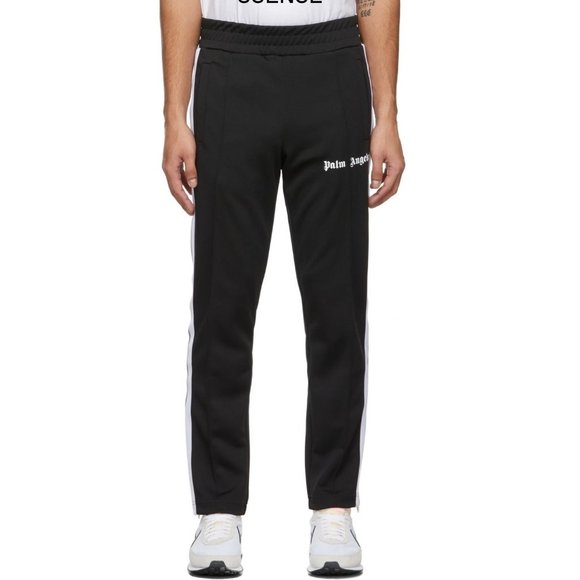 Palm Angels sz XL men's classic track pant black white NWT - Picture 2 of 4